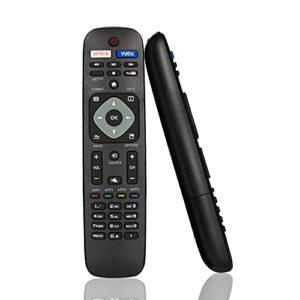 newest universal philips tv remote control nh500up for philips lcd led 4k uhd smart tvs with netflix vudu youtube nettv button