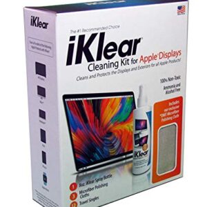 The Original Premium iKlear Screen Cleaner Kit For Iphone, Ipad, Imac, Gaming Monitor, Large Screen TV’s, Included With DMT Cloth MADE IN THE USA