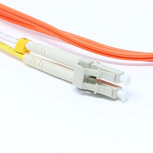 1 Meter Multimode Duplex Fiber Optic Cable (62.5/125) - LC to LC - Orange