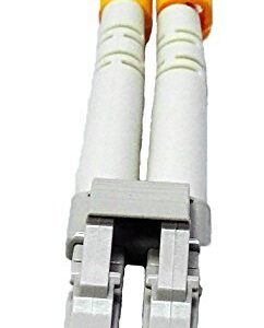 1 Meter Multimode Duplex Fiber Optic Cable (62.5/125) - LC to LC - Orange