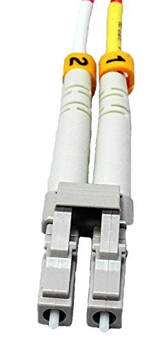 1 Meter Multimode Duplex Fiber Optic Cable (62.5/125) - LC to LC - Orange