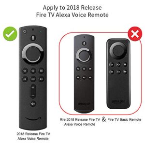 [4 Pack] Remote Cover for Fire TV Stick 4K, Silicone Remote case Compatible with Fire TV Cube/Fire TV(3rd Gen)/All-New 2nd Gen Alexa Voice Remote Control (Multicolor B)