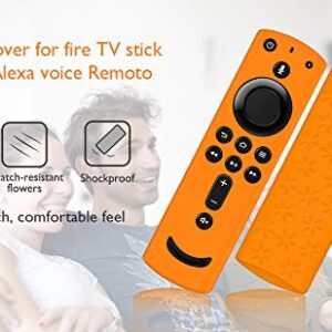 [4 Pack] Remote Cover for Fire TV Stick 4K, Silicone Remote case Compatible with Fire TV Cube/Fire TV(3rd Gen)/All-New 2nd Gen Alexa Voice Remote Control (Multicolor B)