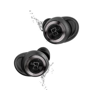 Monster Wireless Earbuds,Super Fast Charge,Bluetooth 5.0 in-Ear Stereo Headphones with USB-C Charging Case,Built-in Mic for Clear Calls,Water Resistant Design for Sports,Black.