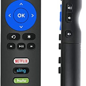 Remote Compatible with All ONN Roku TV Remote with Netflix, Sling, VUDU and Hulu