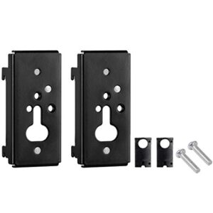 tendodo 1 pair of 716402-0010 speaker black flush wall mount bracket for bose wb-50 wb 50 series ii slideconnect bracket