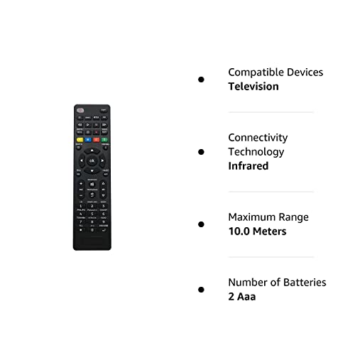 SMATAR Universal Remote Control for Samsung, Sony, LG, Hisense, Panasonic, Philips, Sharp, Sanyo, Insignia, Toshiba, Hitachi, TCL Smart TVs and More Brands of TV - Setup Easily