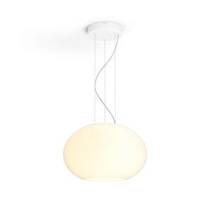 philips hue flourish white & color ambiance smart pendant lamp, compatible with alexa (requires hue hub)