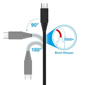 Charger Cord for Motorola Moto G5 G5S G4 E5 E4 C Plus E6 E5/Play/Cruise/Supra,Samsung Galaxy J5 J7 J3 A6 J2,Fast Charge Charging Wire,Micro USB Phone Power High Speed Data Cable 3FT 6FT 6FT 3Pack