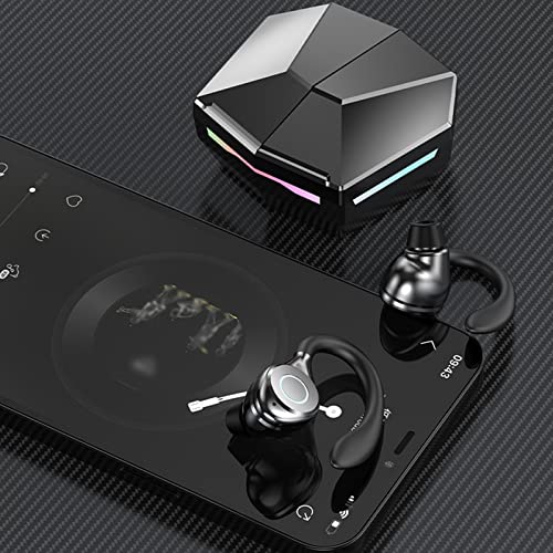 Wireless Earbuds, Bluetooth Headphones 6hrs Play-time with 300mah Wireless Charging Case, Sport Earbuds with Led Diaplay Hi-fi, Fit for Android iOS Cell Phone