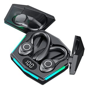 Wireless Earbuds, Bluetooth Headphones 6hrs Play-time with 300mah Wireless Charging Case, Sport Earbuds with Led Diaplay Hi-fi, Fit for Android iOS Cell Phone