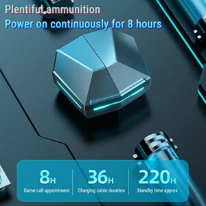 Wireless Earbuds, Bluetooth Headphones 6hrs Play-time with 300mah Wireless Charging Case, Sport Earbuds with Led Diaplay Hi-fi, Fit for Android iOS Cell Phone