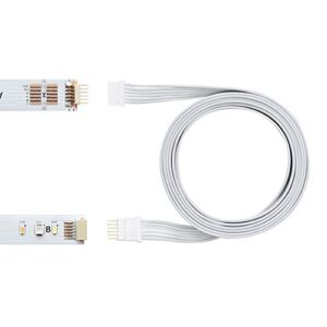 Litcessory Extension Cable for Philips Hue Lightstrip Plus (10ft, 2 Pack, White - Micro 6-PIN V4)