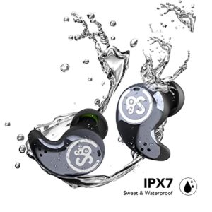 mifo S True Wireless Earbuds Active Noise Canceling, Wireless Earbuds Bluetooth 5.2, 6Mics ENC Noise Cancelling Headphones, IPX7 Waterproof, Deep Bass Wireless Sport Earbuds in Ear Headphone(Black)