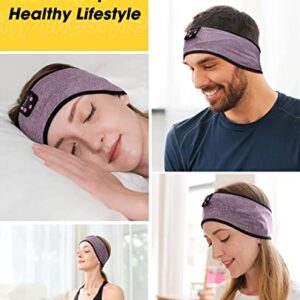 Perytong Sleep Headphones Bluetooth Headband Sleeping Headphones Bluetooth Sports Headband Built-in Thin Speakers | Comfortable for Slipping Running Yoga Side Sleepers Travel | Gift for Women Wen