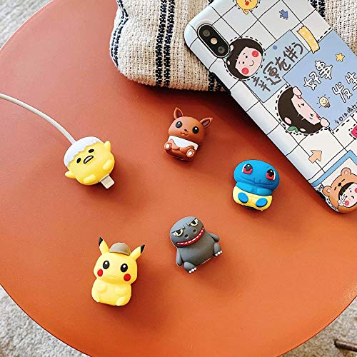 20 Pcs Cable Protector for iPhone/ipad USB Cable, Plastic Cable Protectors Cute Bear Dinosaur Animals Charging Cable Saver, Phone Accessory Protect USB Charger (Type A(20PCS)