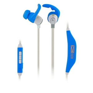 Altec Lansing MZW101-BLU Bluetooth Earphones, Waterproof in-Ear Earbuds, Boasting Up to 6 Hours of Battery Life, USB Charge Cable Included, On-Board Microphone, 33-Ft Wireless Range, Blue
