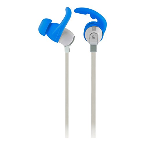 Altec Lansing MZW101-BLU Bluetooth Earphones, Waterproof in-Ear Earbuds, Boasting Up to 6 Hours of Battery Life, USB Charge Cable Included, On-Board Microphone, 33-Ft Wireless Range, Blue