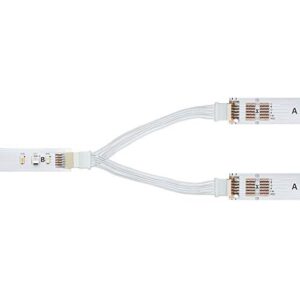 Litcessory Splitter for Philips Hue Lightstrip Plus (2 Pack, White - Micro 6-PIN V4)