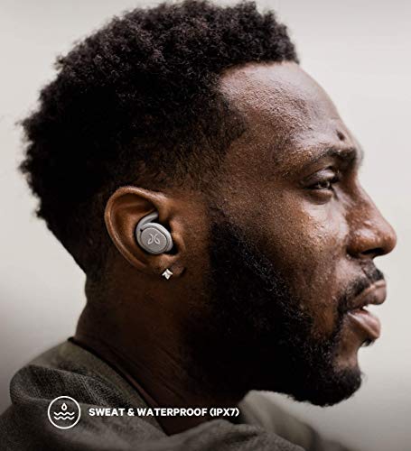 Jaybird RUN XT True Wireless Headphones (Storm Grey/Glacier) (Renewed)