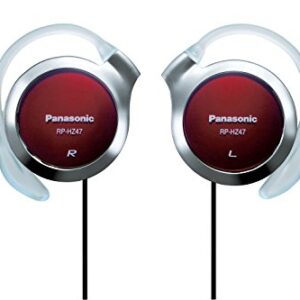 Panasonic Clip Headphone Red RP-HZ47-R (Japan Import)