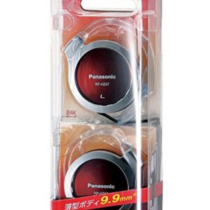 Panasonic Clip Headphone Red RP-HZ47-R (Japan Import)