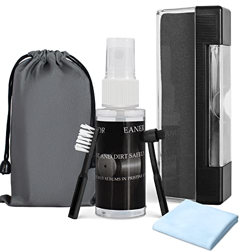 Vinyl Record Cleaning Brush Kit - Premium LP Cleaner Set