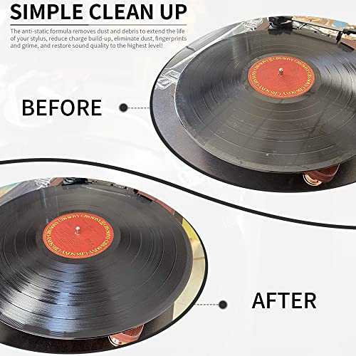 Vinyl Record Cleaning Brush Kit - Premium LP Cleaner Set