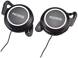 koss ksc21 sportclip clip-on headphones,black