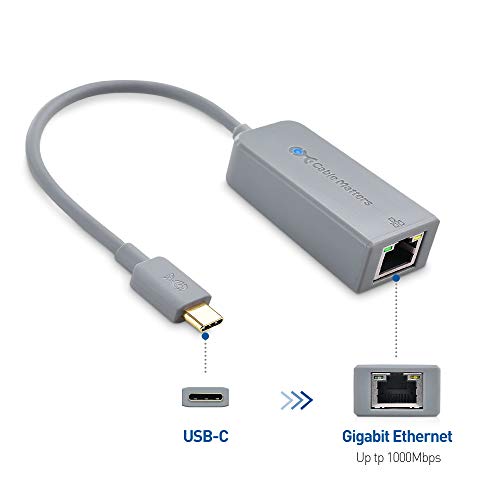 [Works with Chromebook Certified] Cable Matters USB C to Gigabit Ethernet Adapter