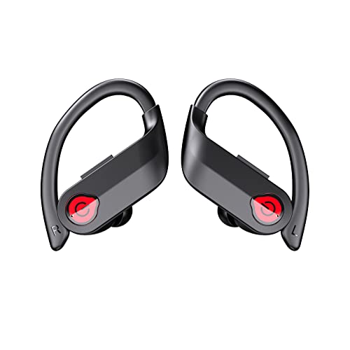 Dmnzoey Bluetooth Headset in-Ear Earbuds Physical Noise Reduction Headphones Bluetooth 5.3 Fast and Stable Connection for Sports Black