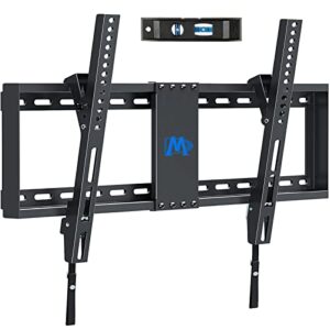 mounting dream tilting tv wall mount for most 37-70 inches flat screen tvs, tv mount – wall mount tv bracket up to vesa 600x400mm and 132 lbs – easy to install on 16″, 18″, 24″ studs