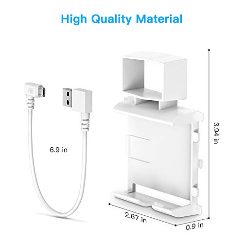 HOLACA Outlet Wall Mount for Ring Smart Lighting Bridge,Easily Be Moved-Saving Space-No Messy Wires and Screws