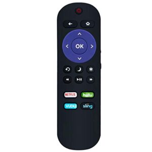 101018e0025 replace remote applicable for philips roku tv 40pfl4662/f7 32pfl4664/f7 65pfl4864/f7 50pfl4864/f7 55pfl4864/f7 32pfl4764/f7 32pfl4763/f7 50pfl4763/f7 43pfl4763/f7 43pfl4662/f7 43pfl4962/f7
