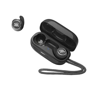 jbl reflect mini nc: true wireless noise cancelling sport headphones – black (renewed)