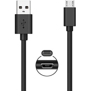 6ft micro usb cable,fast charger compatible with fire hd tablet,x-box one,ps4 controller charging cord,dual-shock 4,samsung/camera/stick.android wire for kindle,moto e/e5/e6,lg k8v aristo 5/k40 phone