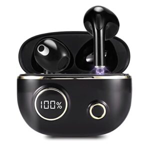 lhbht bluetooth wireless earbuds,noise cancelling true wireless earbuds,touch control earbud & in-ear earbuds,earbuds includes compact type c charging case fast charging,perfect for work travel sport