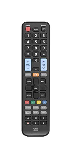 One For All Samsung TV Replacement Remote – Works with All Samsung TVs (LED, LCD, Plasma) – Ideal TV Replacement Remote Control with Same Functions as The Original Samsung Remote - Black – Urc1810