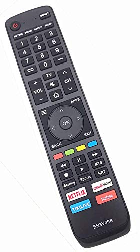 EN3R39S Remote Control Replacement for Sharp Smart TV