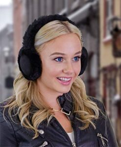 alzo bluetooth earmuff headphones fashion accessory black
