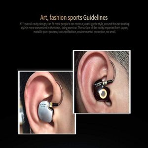 Kz ATE Copper Driver Ear Hook HiFi in Ear Earphone Sport Headphones for Running with Foam Eartips with Microphone