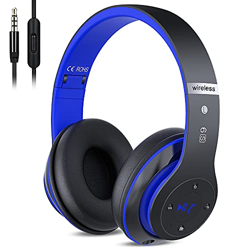 PRTUKYT 6S Wireless Bluetooth Headphones Over Ear