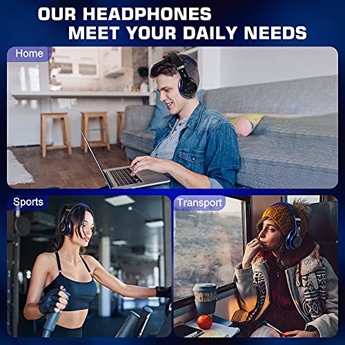 PRTUKYT 6S Wireless Bluetooth Headphones Over Ear
