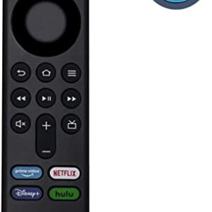 Voice Remote (3rd Gen) Replacement for Alexa Voice Remote, Compatible with Fire TV Stick 4K, Fire TV Stick (2nd & 3rd Gen), Fire TV Cube (1st and Later), Fire TV (3rd Gen), Fire TV Stick Lite