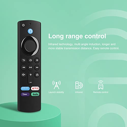 3rd GEN Replacement Voice Remote L5B83G Applicable for Fire TV Cube (1st Gen & 2nd Gen), Fire TV Stick (2nd Gen, 3rd Gen, 4K, Lite,) and Fire TV (3rd Gen, Pendant Design)