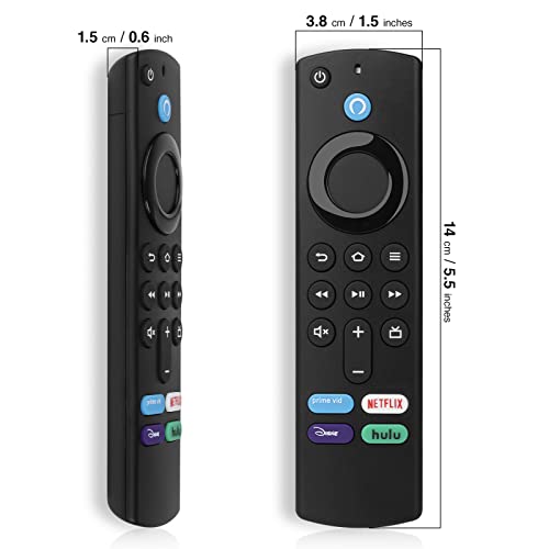 3rd GEN Replacement Voice Remote L5B83G Applicable for Fire TV Cube (1st Gen & 2nd Gen), Fire TV Stick (2nd Gen, 3rd Gen, 4K, Lite,) and Fire TV (3rd Gen, Pendant Design)