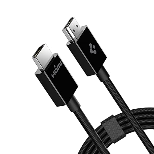 Spigen 8K HDMI Cable 6.6ft 48Gbps Ultra High Speed HDMI 2.1 Certified 8K 60Hz 4K 120Hz Dynamic HDR eARC Dolby Vision HDMI for MacBook M2 M1 Pro 2021 Apple Roku Fire Samsung TV Xbox PS5 PS4