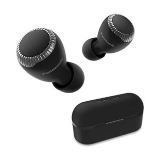 panasonic true wireless earbuds | bluetooth earbuds|ipx4 water resistant | small, lightweight | long battery life, alexa compatible | rz-s300w (black)