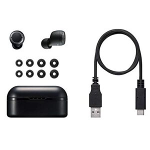 Panasonic True Wireless Earbuds | Bluetooth Earbuds|IPX4 Water Resistant | Small, Lightweight | Long Battery Life, Alexa Compatible | RZ-S300W (Black)