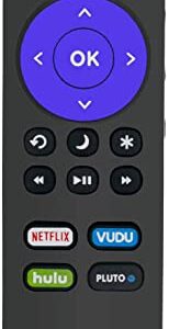 Remote Control Compatible with All Philips ROKU TV Remote (Philips Roku101018E0016 Remote)